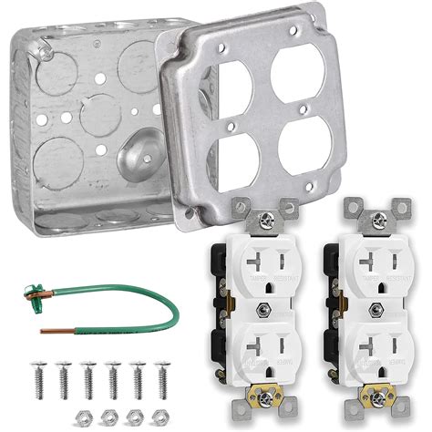 metal electrical box knockouts|open knockouts on outlet boxes.